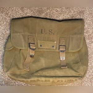 Antique WWII Era Musette Bag